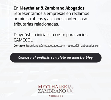CAMECOLEC's tweet photo. Compartimos información de interés para empresas vinculadas al comercio Ecuador-Colombia

Meythaler &amp; Zambrano Abogados analiza implicaciones de la resolución  CAN sobre la tasa aplicada por SENAE y posibles mecanismos de devolución

🔗 https://t.co/Ho1ydireZy

#CAN #Comercio https://t.co/chahdN0HAs