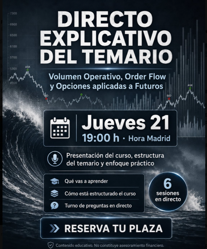 victrading's tweet photo. Excellent syllabus, both for the live stream and the course. You cover all the necessary topics to understand the market and strong money positions with options walls. I'm signed up, thanks Sergio! @FeelVolumeWave https://t.co/CLMxI4De1T