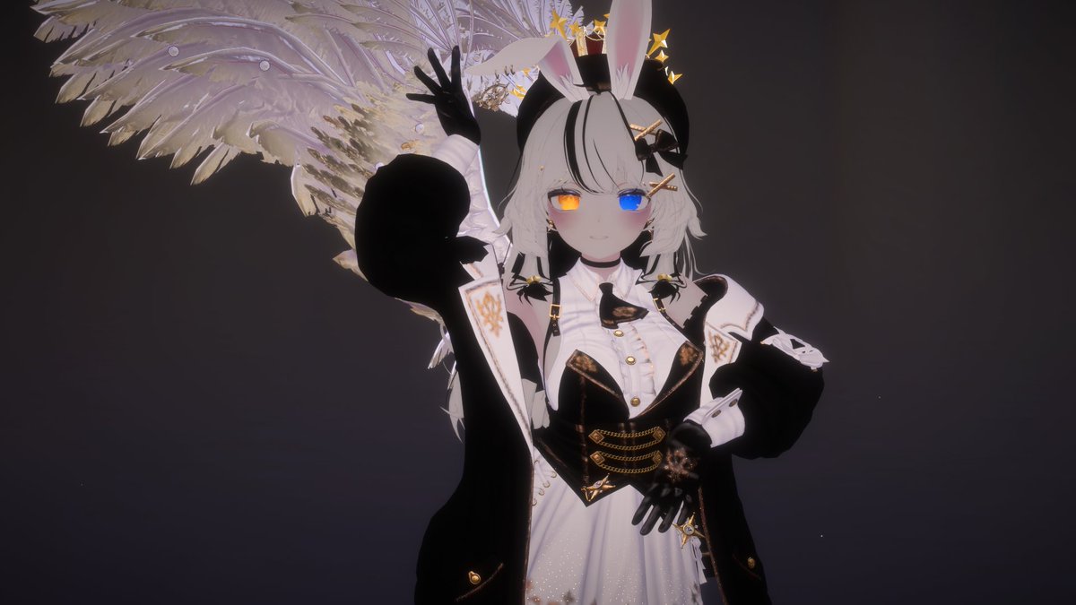 DarlingChief's tweet photo. The revamped bunny version of my main angel model Lady Faith. I even updated her with new magic and some new colors as well. She came out really great and I am really proud of her current look she has now. https://t.co/RuWplu90Xr
