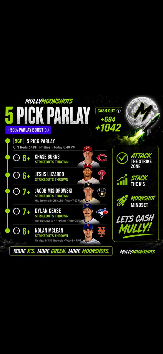 MULLY’S MOONSHOT⚾️ tweet media