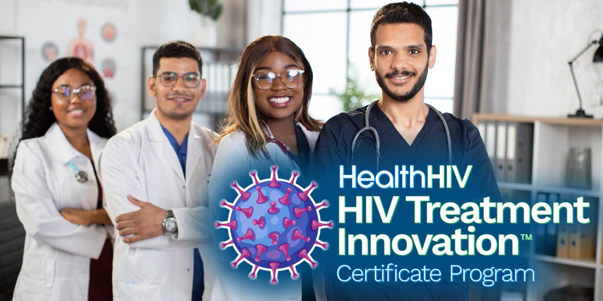HealthHIV's tweet photo. The free HealthHIV HIV Treatment Innovation™ Certificate Program features leading experts discussing the latest strategies in HIV treatment and management. Complete the full program to earn your Certificate in HIV Treatment Innovation. Access here: https://t.co/2WwaxnAx1G https://t.co/xp9ux60GpV