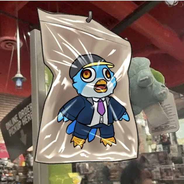 GoldenEye168's tweet photo. AAAAAAAAAA- I REALLY SHOULD'VE NOT TOUCHED THAT PLUSHIE! GET ME OUT OF HERE!

Anyways, birb plush for sale? 

🎨: @rheabee5 https://t.co/G7CZbhkqEZ