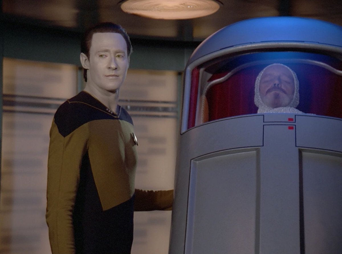 ihobogames's tweet photo. "The Schizoid Man"
Would you like to watch Brent Spiner play another kooky character while still made up as Data...? Of course you would!
https://t.co/jrvcxLj5s5
#Trek https://t.co/B4WOtlL4R3