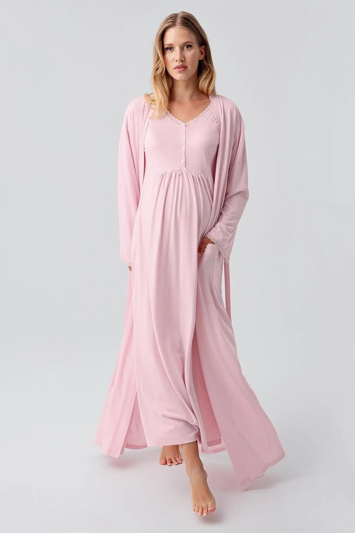 biggshopycom's tweet photo. Lace Sleeve and Collar Maternity-Nursing Nightgown &amp; Robe Set Powder - 18402

#biggshopy #pregnant #pregnancy #postpartum #maternity #nursing #grossesse #enceinte #schwangerschaft #mothers #baby #clothes #clothing 

https://t.co/s1e2yiy06H https://t.co/qb8MhfBvnn