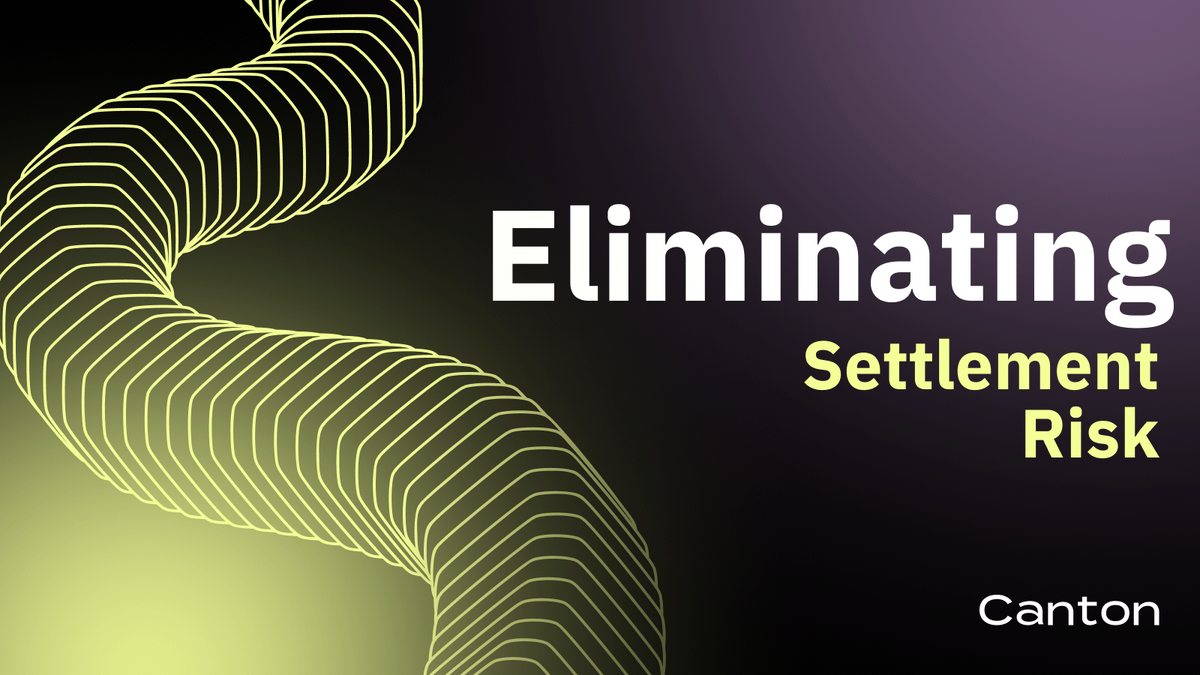 CantonFdn's tweet photo. On @CantonNetwork, settlement is final the moment a transaction completes.

When the Global Synchronizer coordinates a multi-party transaction, every participant receives cryptographic proof that the transaction settled. The result is deterministic and irreversible.

For capital markets, this eliminates an entire category of operational risk. Settlement failures, reconciliation disputes, and confirmation delays are architectural problems that Canton resolves at the protocol level.

Final means final.