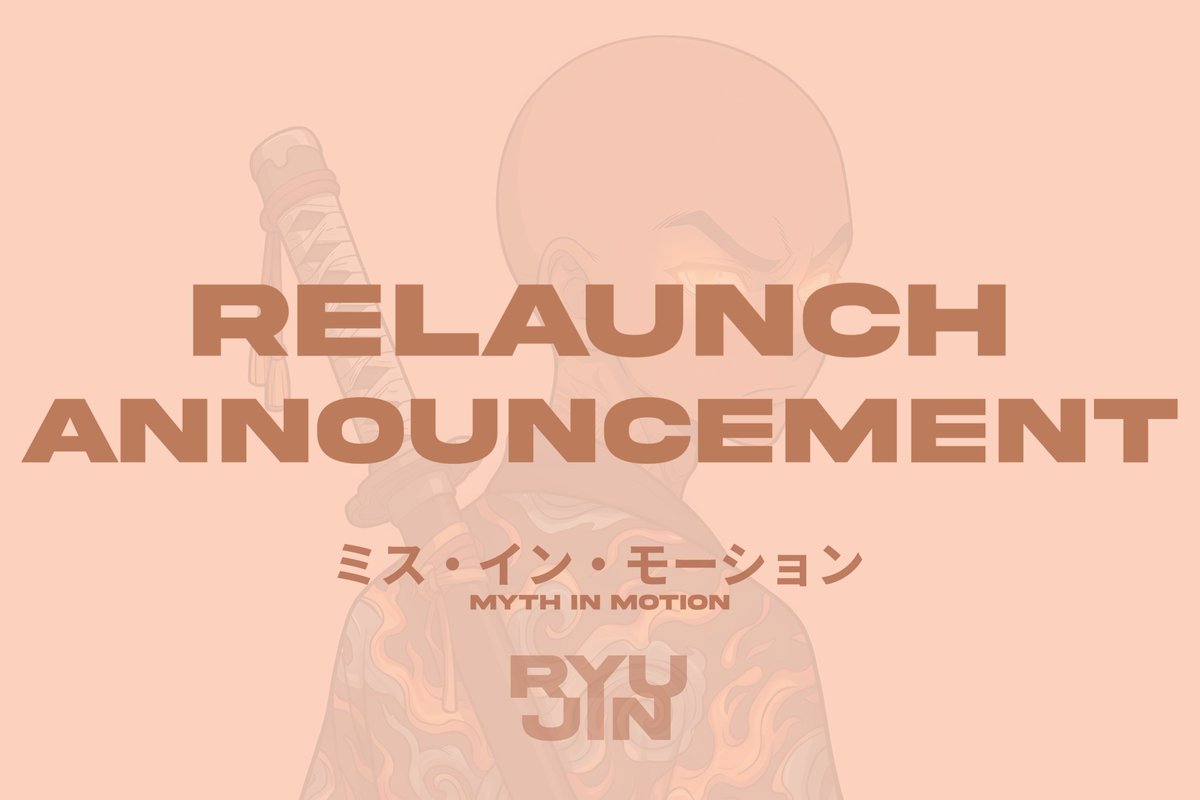 NftRyuJin's tweet photo. 🎴RYUJIN RE-LAUNCH UPDATE🎴

We’re officially sharing key details of the RyuJin relaunch.

Key points:
• Snapshot will be taken this Friday, 4 pm UTC
• Supply expanding from 1111 → 2222 (this is for OG supporters who missed mint due to overallocation, these wallets will be included in the new launch)
• Current holders will be able to mint the same quantity they holding at the snapshot time
• Original 1/1s are fully preserved and will be sent back to their original owners
• New traits gonna be added to the collection
• Holders with 20+ NFTs receive an exclusive new 1/1 as reward
• Vault allocation increased, dedicated to rewards first drop holders, secondary incentives, and ecosystem events

This is not a reset — this is adaptation and the completion of RyuJin’s original vision. 

Full announcement breakdown in our discord (link in bio)

❤️ + 🔄 for more reach