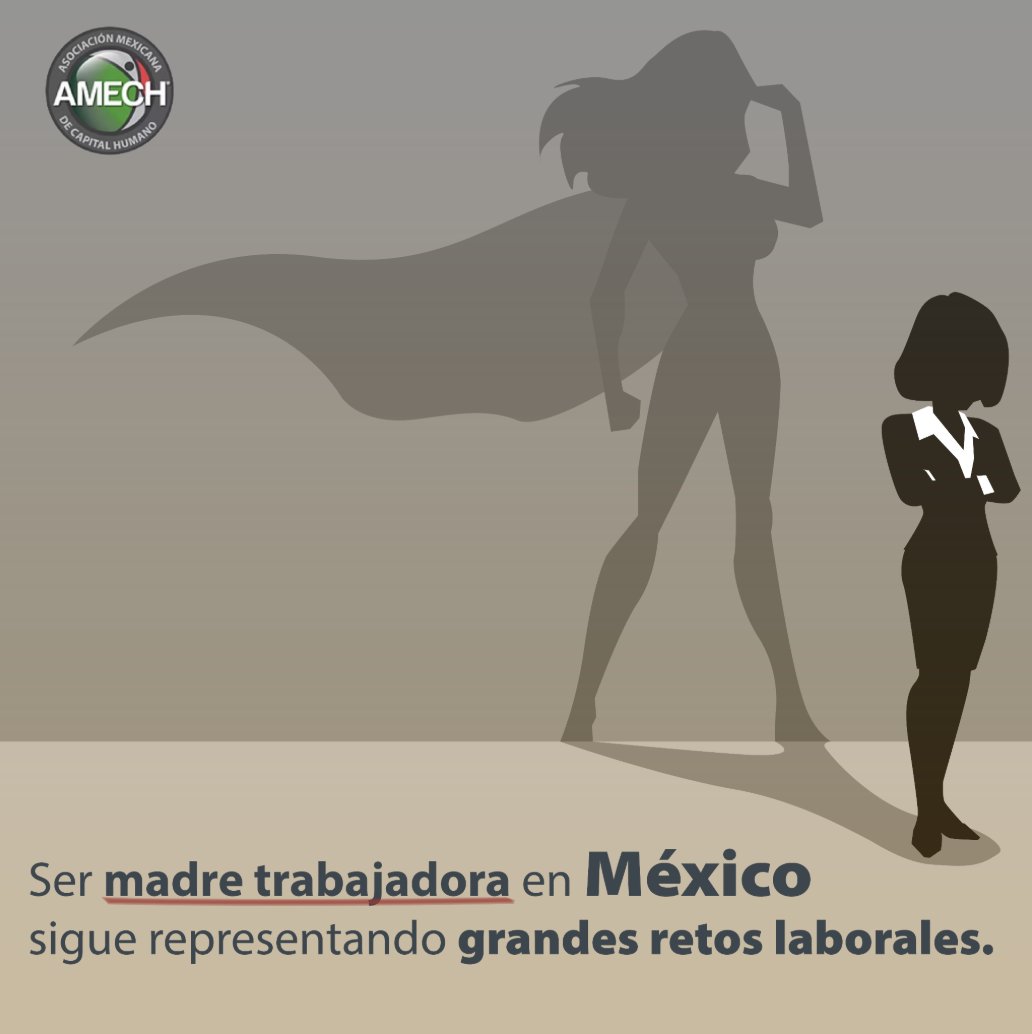 AMECHMX's tweet photo. Ser madre trabajadora implica grandes retos: millones de mujeres combinan empleo, cuidados y trabajo no remunerado.

• 49.2% hasta 1 salario mínimo
• 58% sin seguridad social
• más del doble de trabajo no remunerado que los hombres. https://t.co/SV8awq9Tri