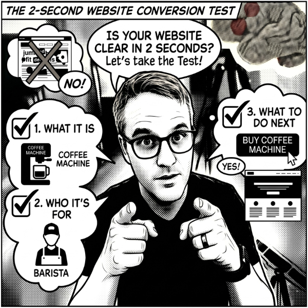 InYourHandMedia's tweet photo. Your website has ~2 seconds to make sense.

If visitors can’t instantly tell what you do, who it’s for, and what to do next (above the fold), you’re leaking leads.

Want help fixing it? Contact—we’ll run the 2-Second Test on your homepage.

https://t.co/mAreZYyJ3M

#WebDesign https://t.co/FhwZebrDAe