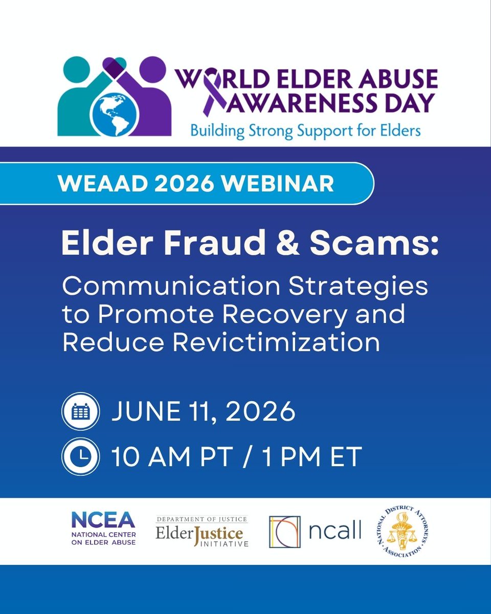 National Center on Elder Abuse tweet media