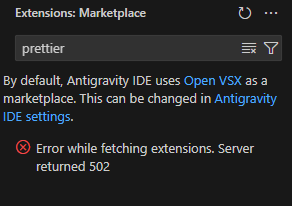 Arsistyle's tweet photo. @antigravity Only errors https://t.co/k12orM5fWg