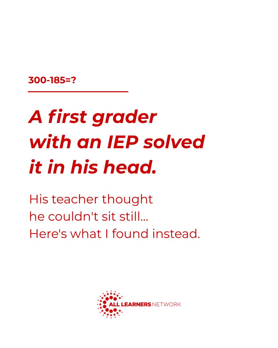 AllLearnersMath's tweet photo. Good #mathintervention isn't about fixing kids. It's about asking the right questions so students can show you what they already understand.

ALN was built by teachers, for teachers. Let us support you and your team. 
→ https://t.co/4iMSvMoZwj

#LearnMathDifferently #ALN https://t.co/981I7ZDagU