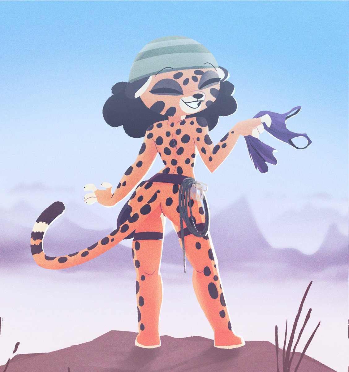 Pusszone's tweet photo. Talibah reaching the Peak! https://t.co/224psncIsz