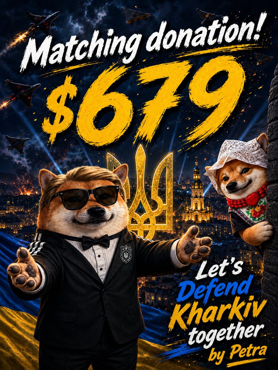 AlexBondODUA's tweet photo. 🎯Final push, final match!

Hi Fellas! 

Apologies, still facing issues with X access. Hope to find a solution asap.

The finish line is so close - we just need to unlock the matching!

UPD 19.05: +$284 (x2=$568)  
Remaining match: $679
To go: $1,355   

PP: umc4429917@gmail.com