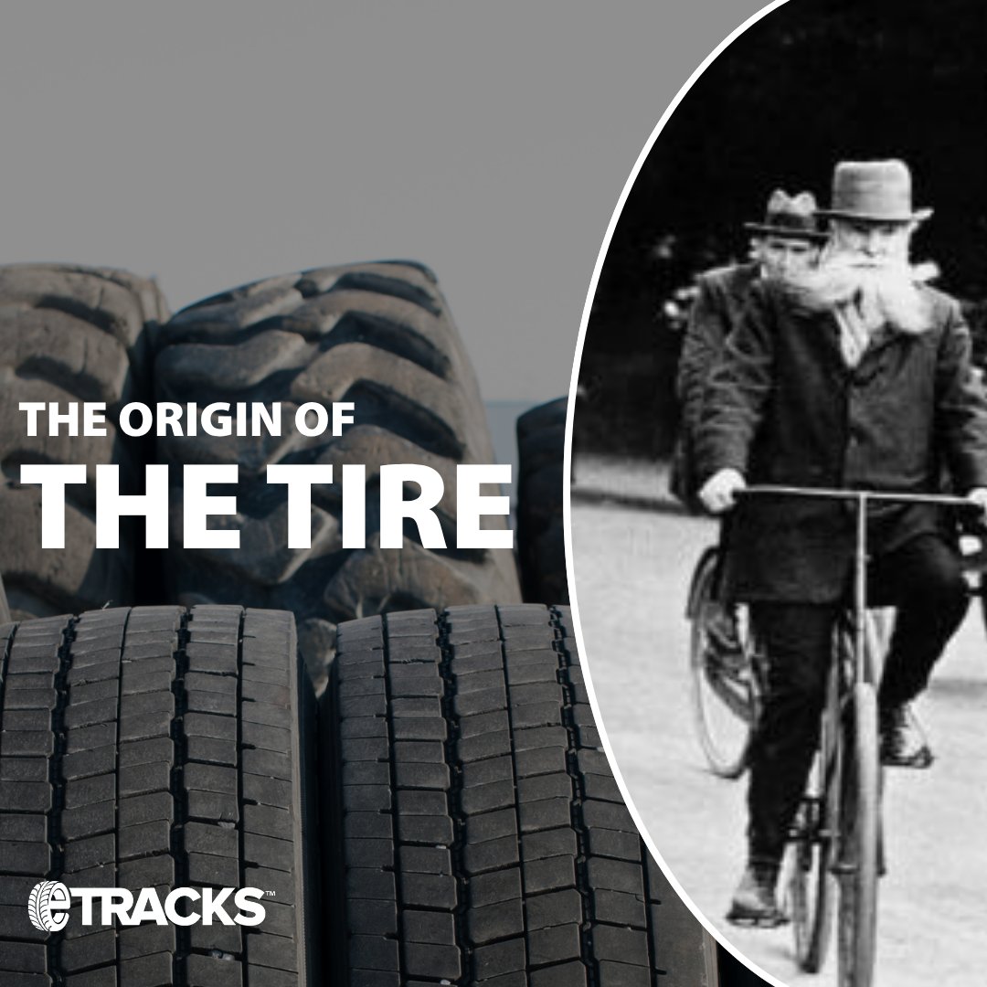 eTracksTMS's tweet photo. According to the National Inventors Hall of Fame, John Boyd Dunlop created the 1st practical air‑filled tire in 1888, just to make his kid’s bike ride smoother. 
Tires have come a long way &amp; when they’ve done their job, that’s where we help collect &amp; recycle end-of-life tires♻️ https://t.co/I0VOZuoXGC