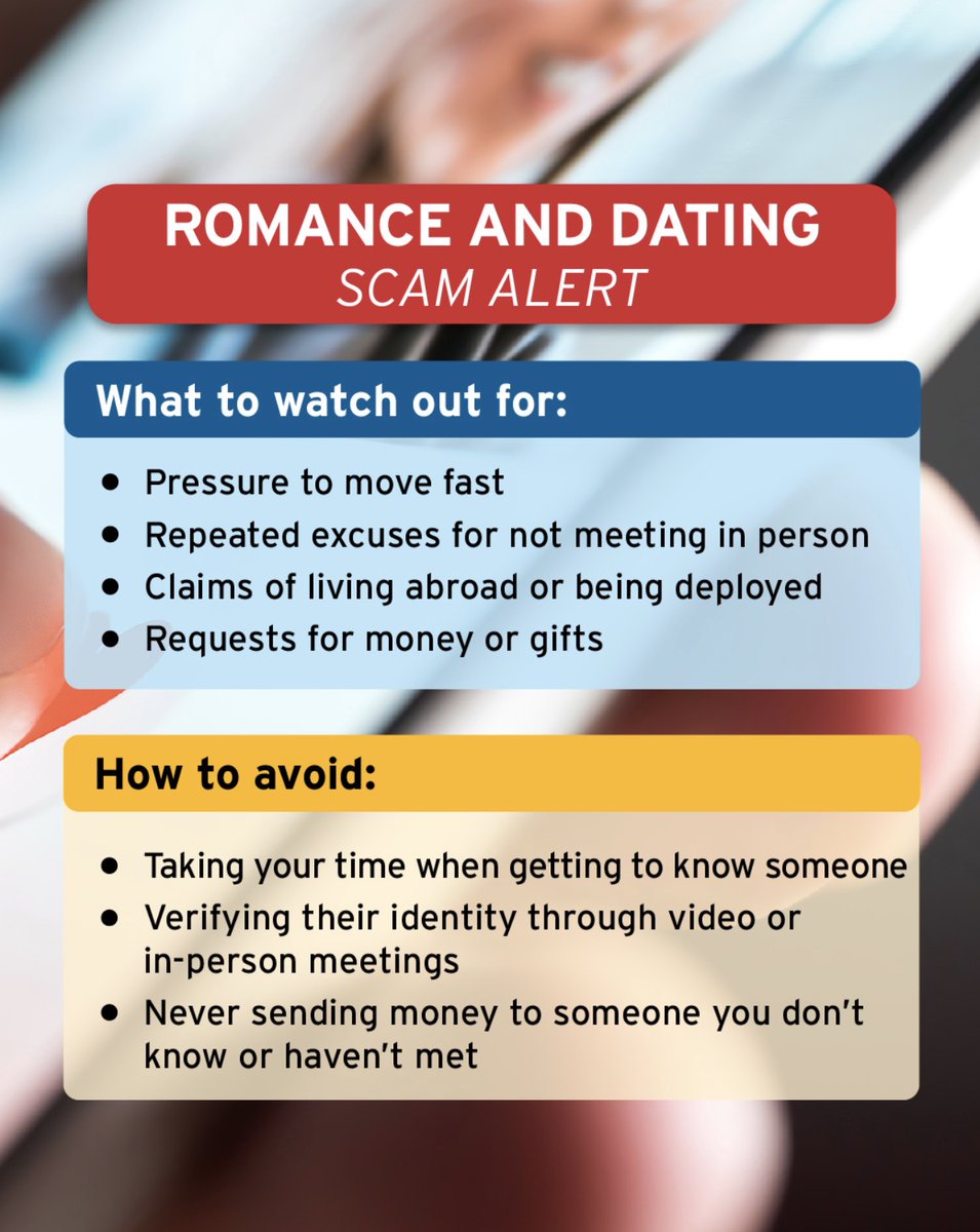Missouri_NG's tweet photo. Scammers know military life can come with uncertainty, pressure and change, as they use those moments to their advantage. Be aware of the signs so you and your family can stay one step ahead and protect what matters most. #StayAlert

Military One Source https://t.co/TSCi7YAWgt