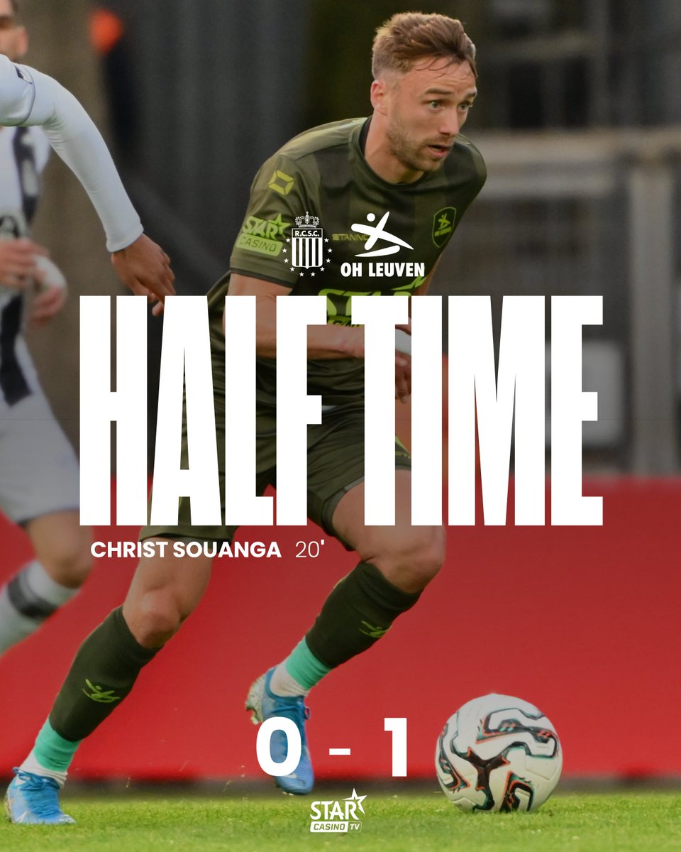 OHLeuven's tweet photo. 𝗛𝗧 0-1 |  #CHAOHL

Doelpunt van Christ Souanga! 

#ohleuven https://t.co/huMt2ekEpN
