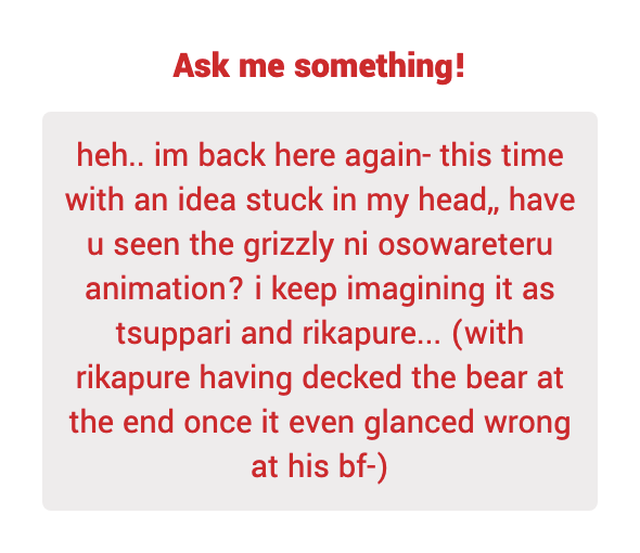 jjasperstimee's tweet photo. this is really funny because i have a wip from a couple months ago with tsuppari and a slightly terrifying rikapure...maybe i'll work on it again 👀 https://t.co/RuRfO35Vwr