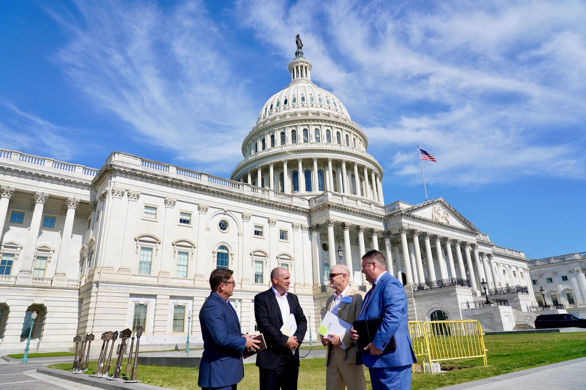 ELFAOnline's tweet photo. Today, ELFA members are on Capitol Hill to tell the story of our $1.3 trillion industry and the critical role equipment finance plays in supporting businesses, communities, and the broader economy.

We appreciate former Congressman John Delaney for joining us at this morning’s breakfast and helping set the stage for a strong day of advocacy.

As our members meet with policymakers, we are making sure the voice of equipment finance is heard where it matters most.

We are looking forward to a productive day on Capitol Hill. #ELFACapCon