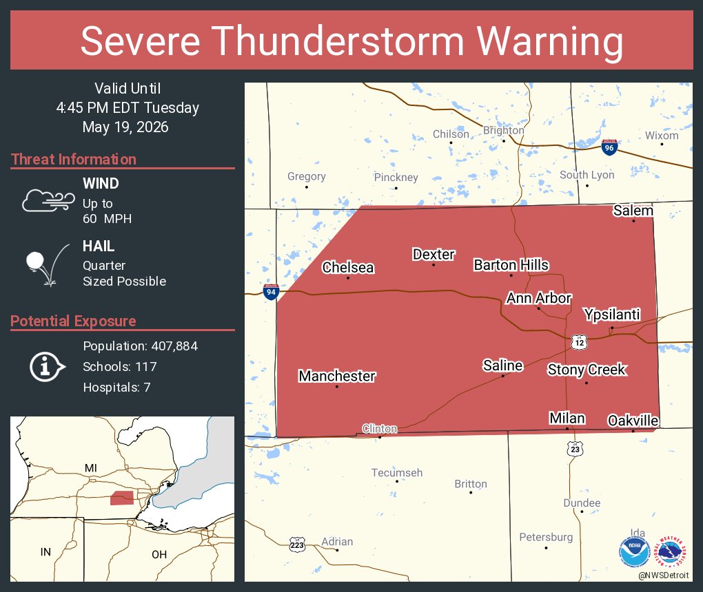 NWS Detroit tweet media