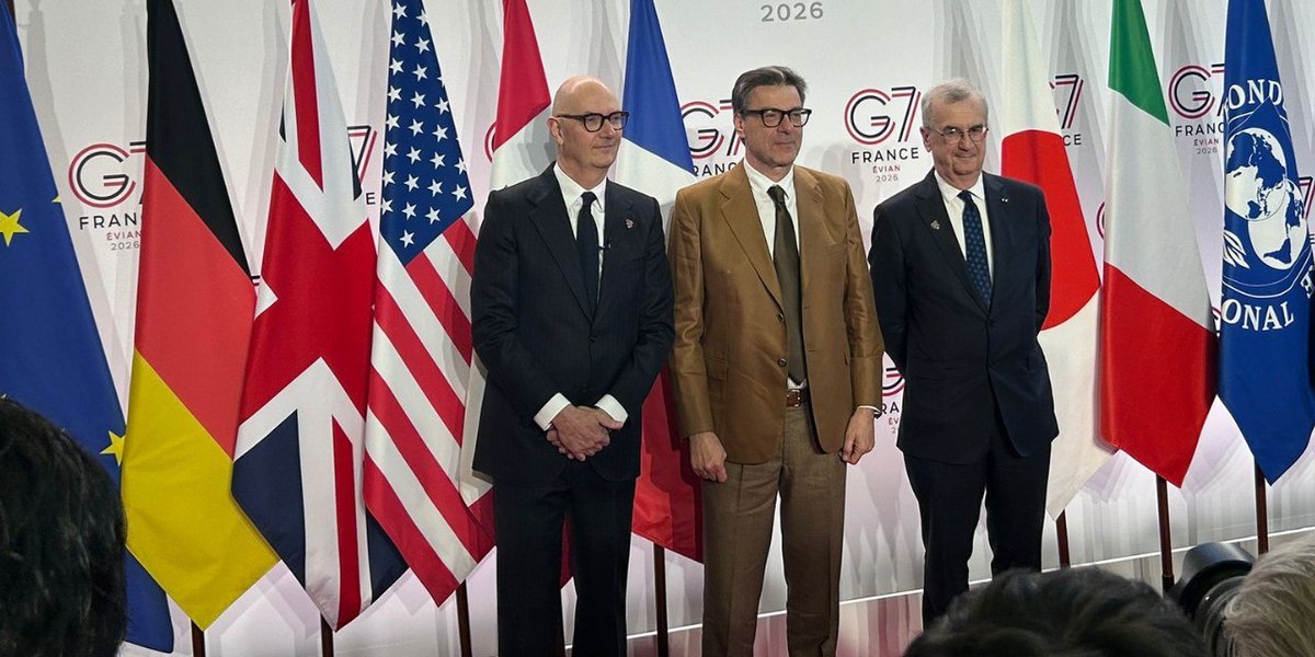 MEF_GOV's tweet photo. Clausola salvaguardia energia: Giorgetti, tante vie per arrivare al risultato. Le stiamo esplorando tutte

Alla riunione #G7 finanze di Parigi focus su crescita, stabilità e risposta alle crisi globali.

Leggi di più 👇 
https://t.co/m3UnaT5NMS https://t.co/iuPQBj7bWR