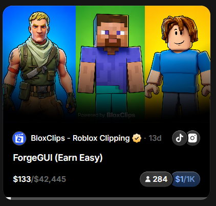 BloxClipsMedia's tweet photo. $42,000 Clipping Campaign Live Now! 
#robloxdev #UEFN https://t.co/8r4bqIpKBt