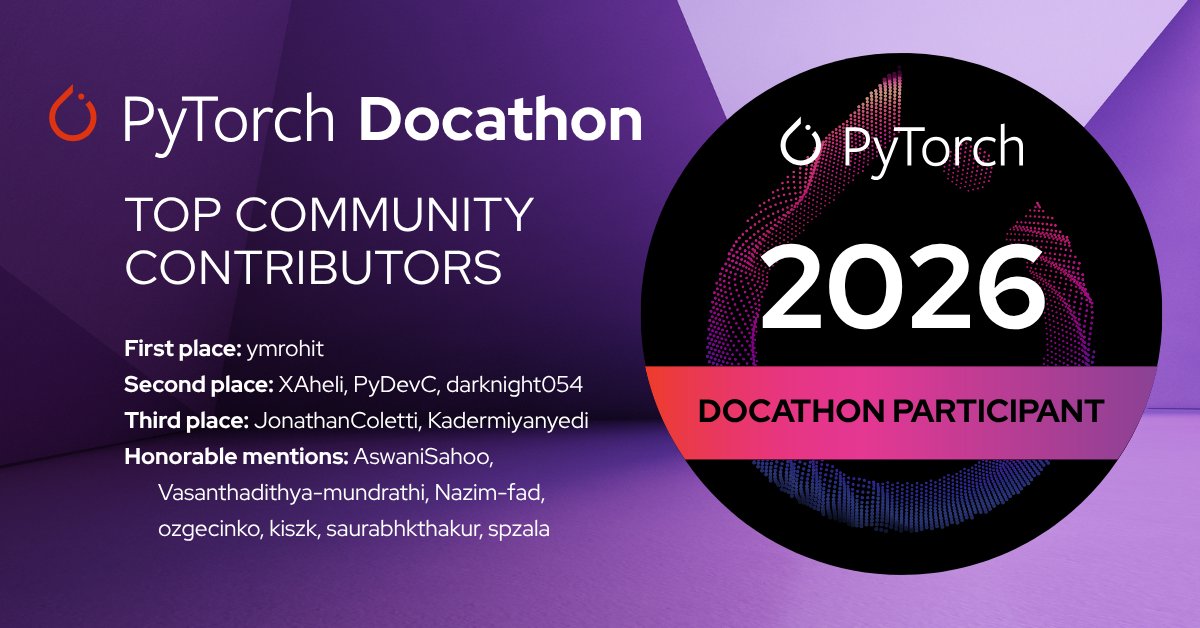 PyTorch tweet media