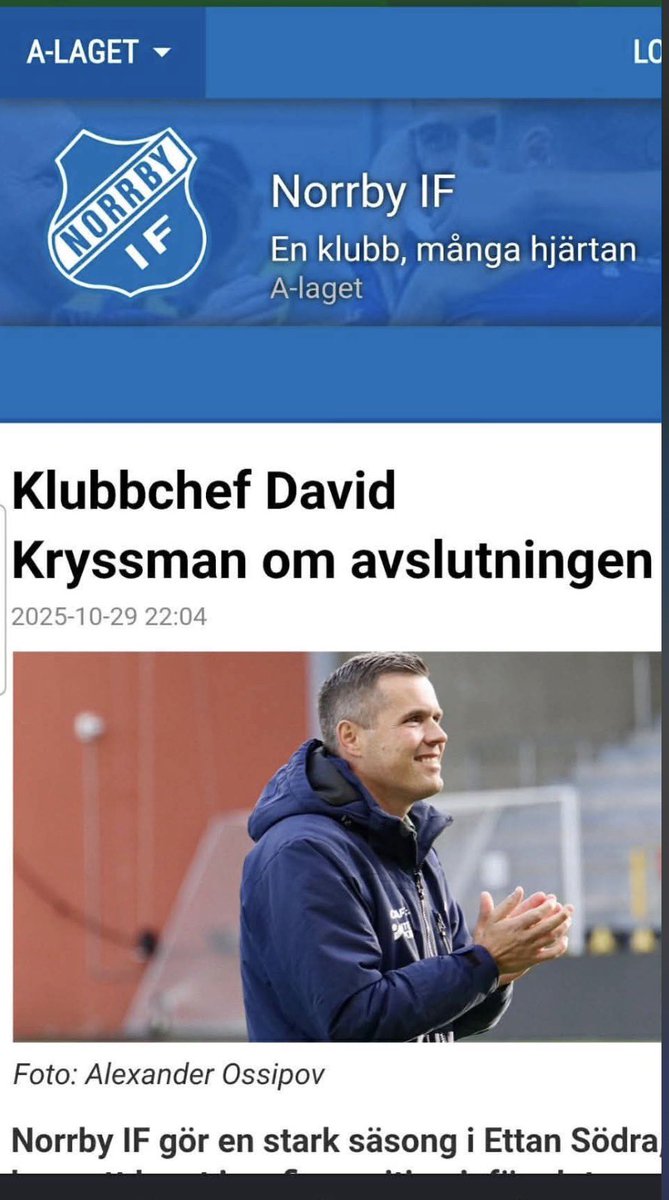 MagnusManne74's tweet photo. Bra namn på norrbys klubbchef  passar bra efter sju raka x i superettan 🤔😱😜🤣🤣 https://t.co/i6wUxHGeOH