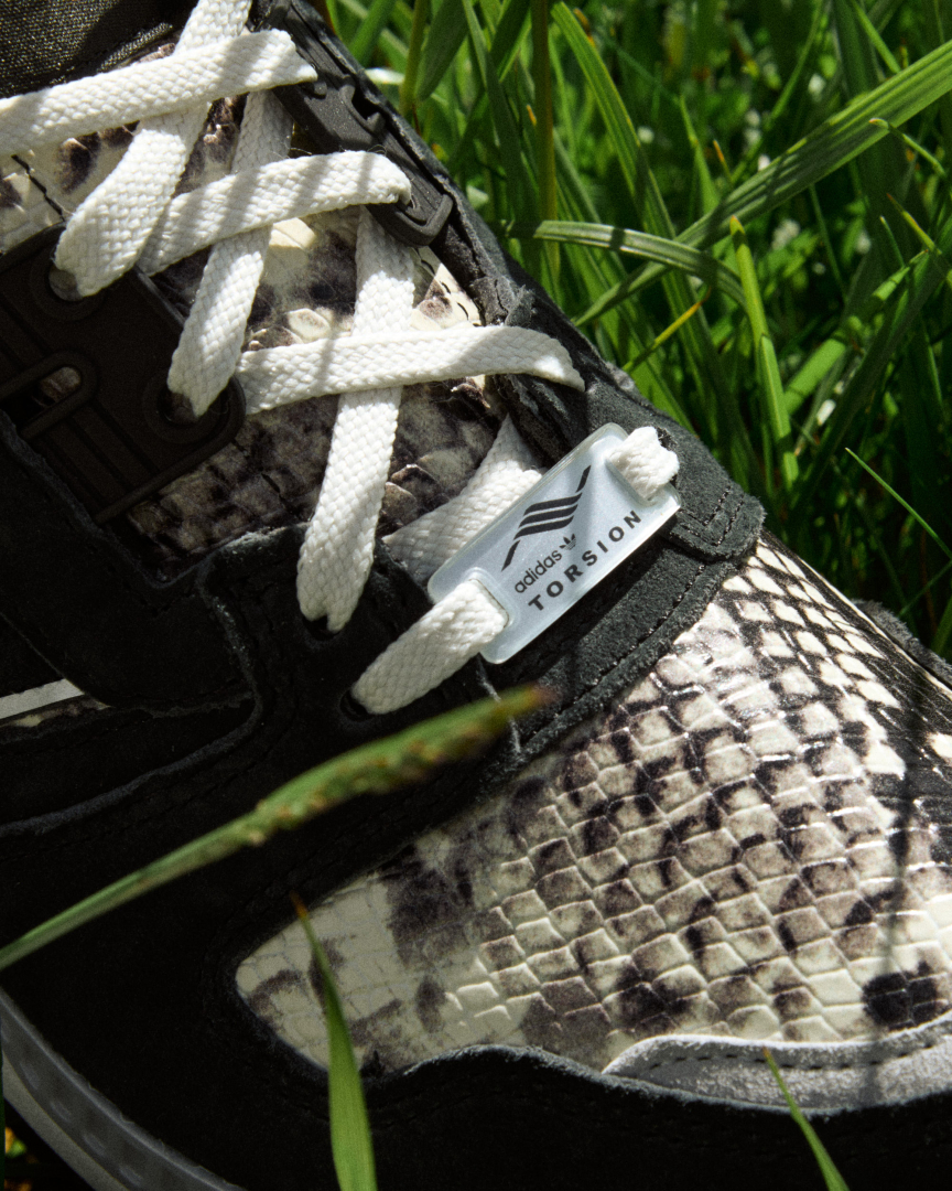 Snake print on the adidas ZX 8000. A bold reinterpretation of one