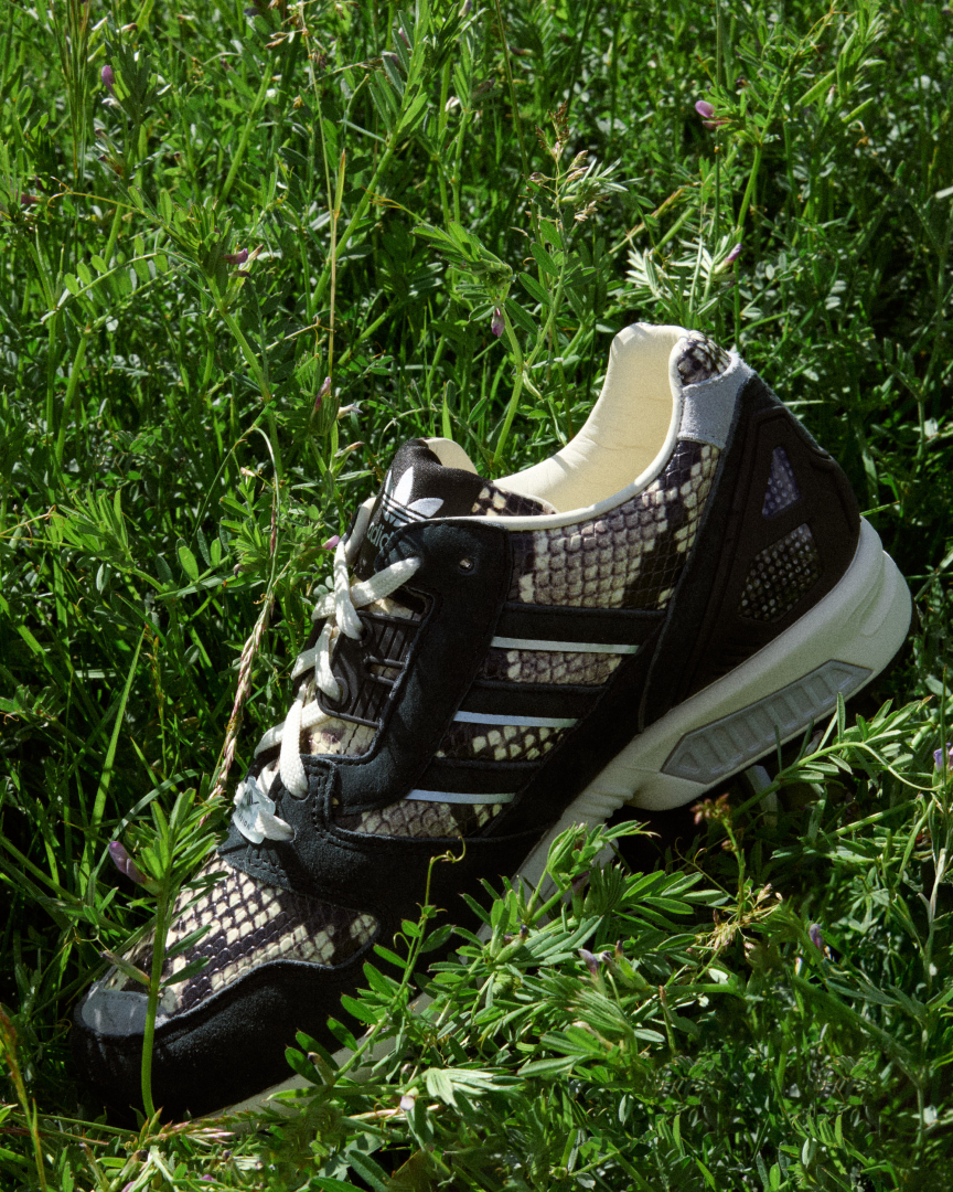 フォト Snake print on the adidas ZX 8000. A bold reinterpretation of one