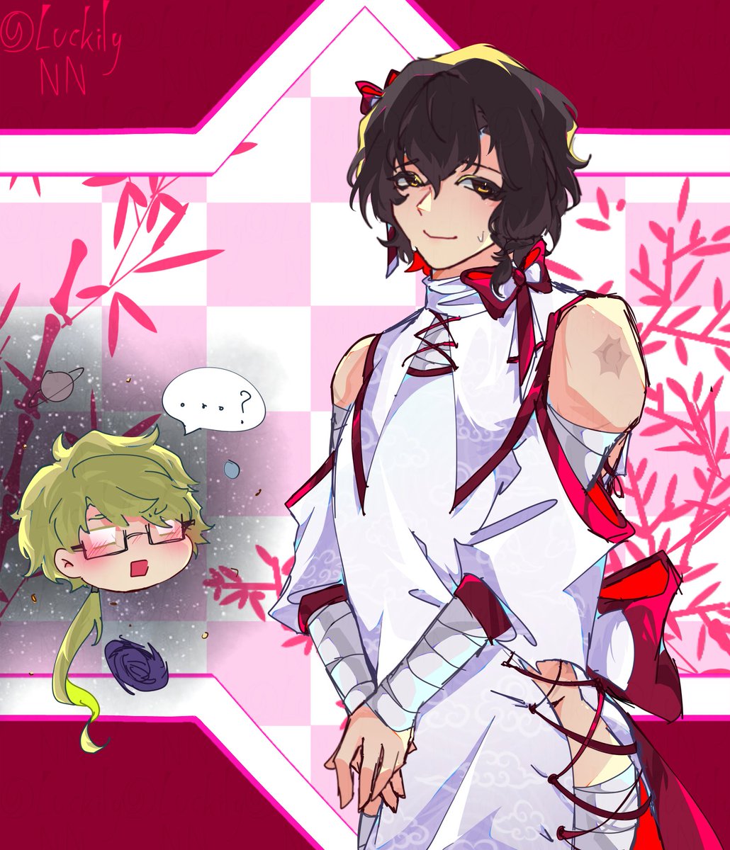 STUFFYnn's tweet photo. วาดชุดไม่ค่อยได้หรอก แต่ก็จะวาดอยู่ดี
#国太 #kunikidazai https://t.co/NWkxLh9OgM
