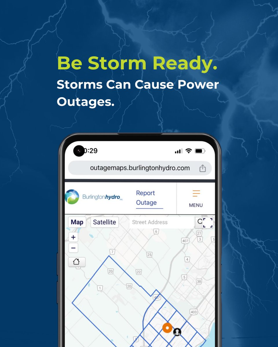 BurlingtonHydro's tweet photo. 🌷 Weather Reminder: Spring can bring strong winds and heavy rain that may affect power supply. A little preparation can help keep you and your household safe and comfortable if an outage occurs.

✅ Make sure emergency supplies like flashlights and batteries are easy to find
✅ Keep mobile devices charged
✅ Check that contact information on your account is up to date

Staying prepared helps you stay connected when weather is unpredictable.

#OutagePreparedness #SpringWeather #BurlON