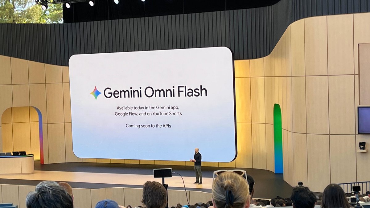 DaveBlundin's tweet photo. At @Google I/O this year! Here are my highlights from the main stage:

- Details on TPU 8i (inference) and TPU 8t (training): the results from dedicated chips are staggering. 8t has 2.7x better training performance per dollar and 8i has 1.8x better inference performance per dollar. Both are 2x more efficient in performance per watt. Those are HUGE generational gains now that Moore’s law is dead!

- $190B!! in capex this year. That SERIOUS infra investment - bigger than the GDP of 150+ countries! They plan to have the largest training cluster of in the world using a distributed model with JAX and Google Pathways linking up millions of TPUs. 

- @GeminiApp 3.5 Flash: SOTA small model with a ridiculous 250+ TPS and beats Gemini 3.1 Pro on most benchmarks. It’s out today!

- Gemini 3.5 Pro coming in a month, likely with SOTA capabilities and benchmarks (TBD). I’m basing that off 3.5 Flash’s capabilities.

- Gemini Spark, Google’s new agent harness, ships natively with Google app integrations. This is will likely be the easiest agent harnesses out there to pick up and start using productively because all of your Google data immediately accessible as context.

- Gemini Omni was arguably the most cutting edge release by Google. They seem to reaching escape velocity in video with @demishassabis at the helm.

Finally, BIG announcement from @xprize coming soon!