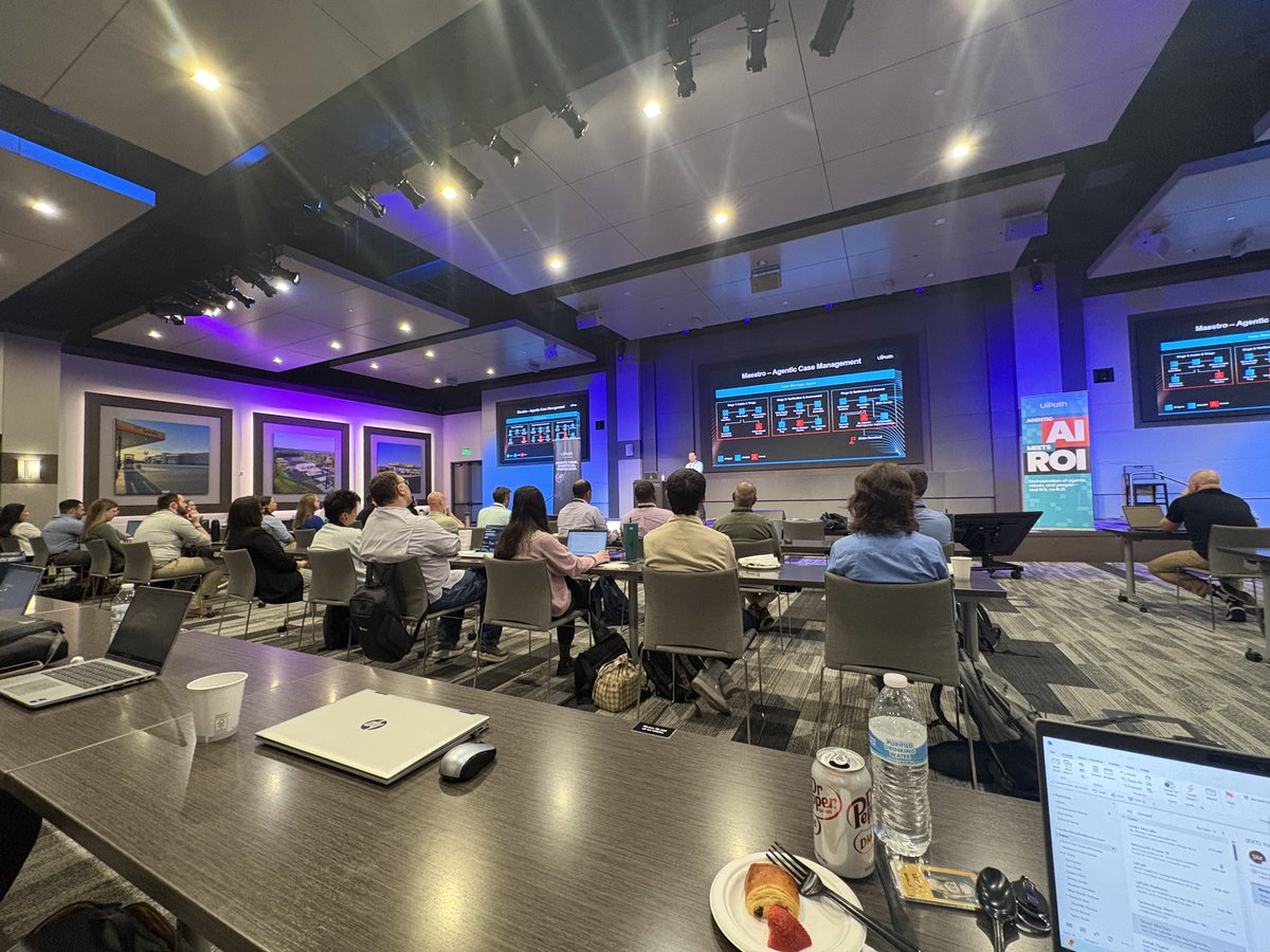 askStonebridge's tweet photo. Stonebridge sponsored the OKC UiPath User Group's IXP &amp; Document Understanding workshop at Love's last week — and the energy in the room said it all.

Developers, analysts, IT &amp; finance leaders all showing up to learn. 

Big thanks to Amit Roushan for leading the way! 🙌 https://t.co/PNhE6eZ3oc