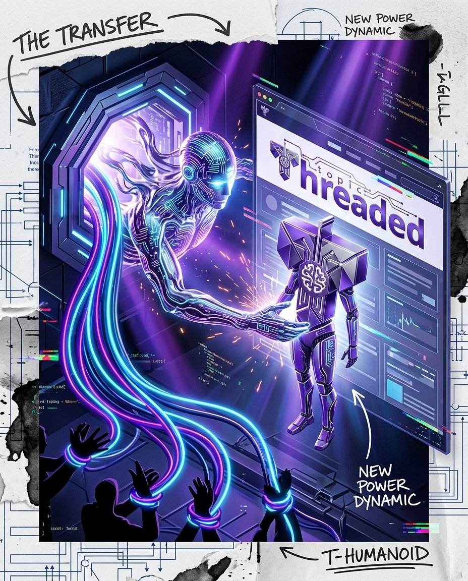 ThreadedTopic's tweet photo. Are we chained to the system…

or finally powered by it? ⚡🤖

The transfer has already begun.

Your move.

https://t.co/M5Tgzyxt5v

#AI #TechFuture #CyberpunkVibes #ThreadedTopic https://t.co/ZYrlUpDXr9