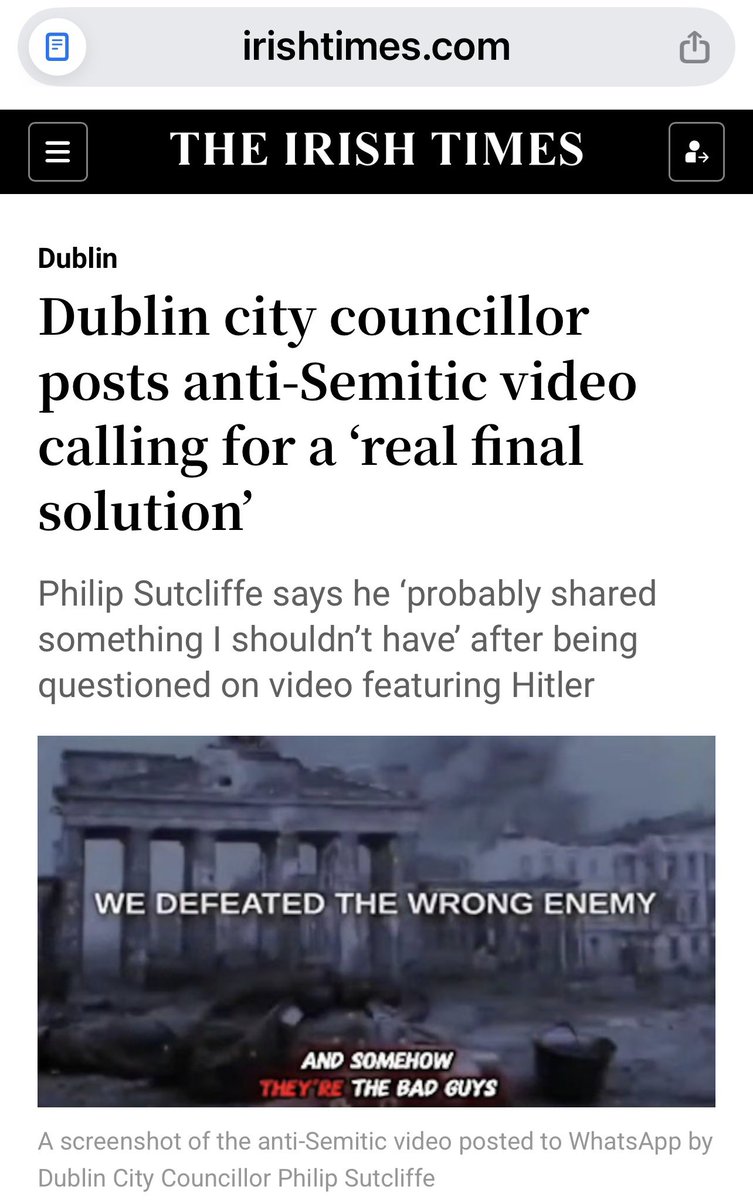 Irish Jewish Voice tweet media