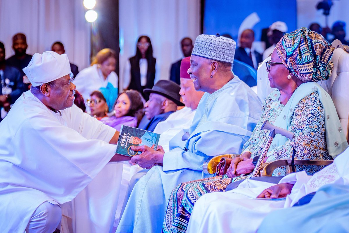 SGFAkume's tweet photo. Today, I attended the launch of the autobiography of former Head of State, Yakubu Gowon, held at the Bola Tinubu International Conference Abuja. https://t.co/rJl3v8Z4zz