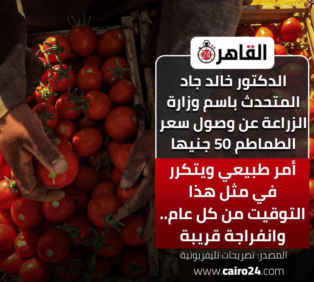 alqaeed36's tweet photo. يا مسهل 
بس عندى حل سريع 
نقلل التصدير فترة قليلة مؤقتا ونشبع السوق المحلى ونحل الازمة،، ايه رأيكم يا حكومة. 
زى ما عملنا قبل كده مع البصل لو فاكرين @CabinetEgy @agricultureagr 
@AlsisiOfficial https://t.co/ZPUcVBilmK