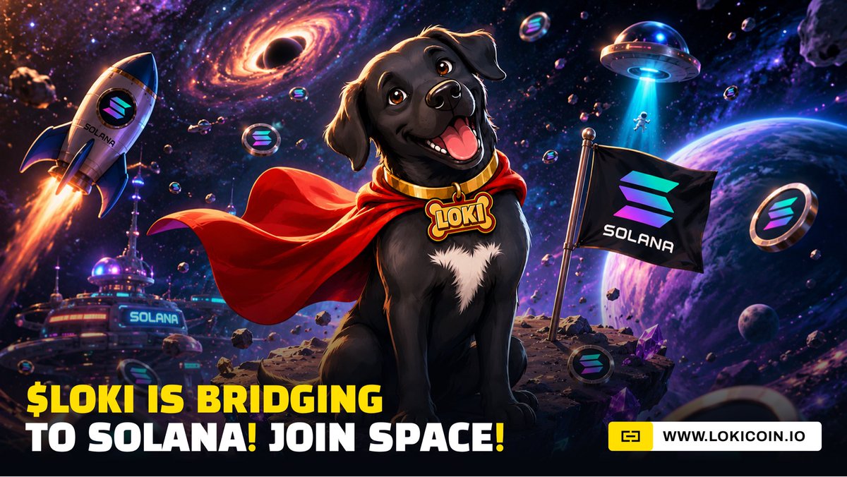 Lokitotherescue's tweet photo. Join us today as we go live on #Solana through the DePort bridge!! Loki will be available to the masses but only with a single supply! 
TODAY
10pm UTC
WOOF

https://t.co/QYOMZ3C1Jm https://t.co/mZEhUxi1Va