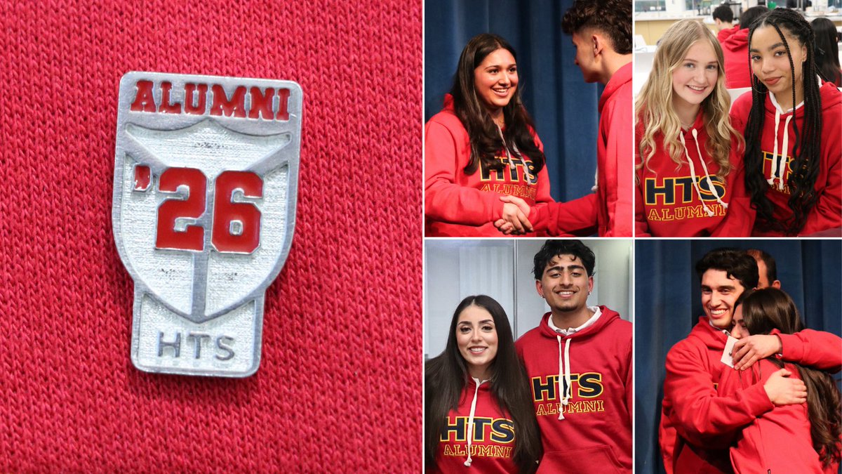 HTSAlumni's tweet photo. A legacy in the making! ✨

We gathered for our annual Pinning Ceremony 📌, which marks the Class of 2026's transition from students to new members of our HTS Alumni community. 🎓

Cheers to our newest alumni-to-be! 🎉 https://t.co/FRFQD8mUxb