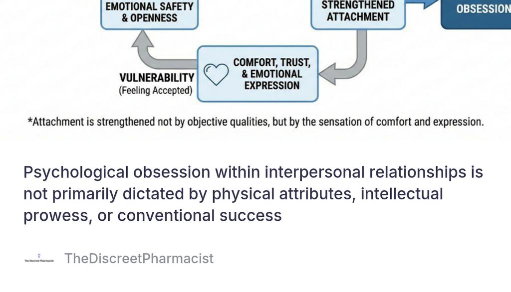 DiscreetPharma's tweet photo. Psychological obsession within interpersonal relationships is not primarily dictated by physical attributes, intellectual prowess, or conventional success

Read more 👉 https://t.co/uWqC4NOJ0n

#UnderlyingMechanismInvolves #PsychologicalObsession #InterpersonalRelationships https://t.co/5hw119Ill4