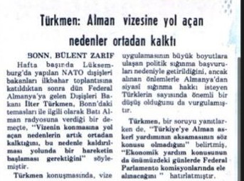 trleadervisit's tweet photo. 19 Mayıs 1982: Dışişleri Bakanı İlter Türkmen, Lüksemburg'daki NATO Dışişleri Bakanları toplantısının ardından Federal Almanya’ya giderek Bonn’da mevkidaşı Dışişleri Bakanı Hans-Dietrich Genscher ile görüştü. #tarihtebugün https://t.co/PduN9ACqXe