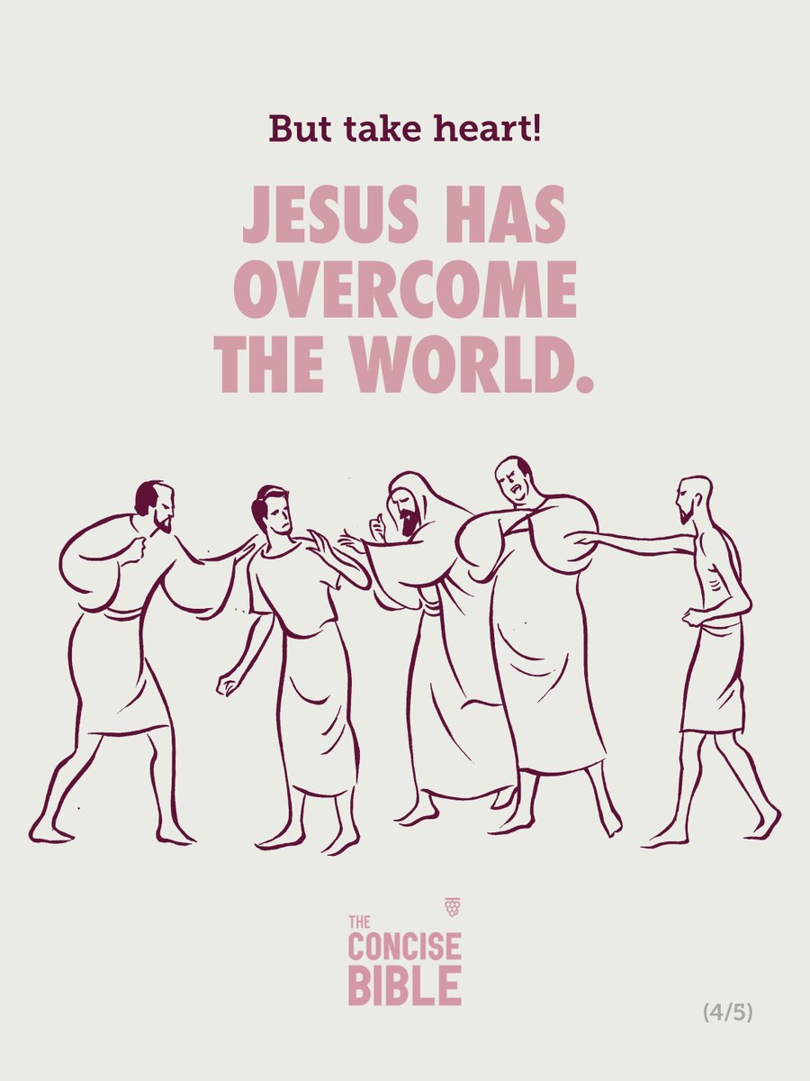 concisebible_en's tweet photo. Read Chapter 8, Section 4: “The Hate and Persecution of the World” to discover what Jesus said why the world hates His followers.
https://t.co/ckUxR6a0CV

#concisebible #holybible #readoftheweek #hate #persecution #fromtheworld https://t.co/xUa2cPDQAT