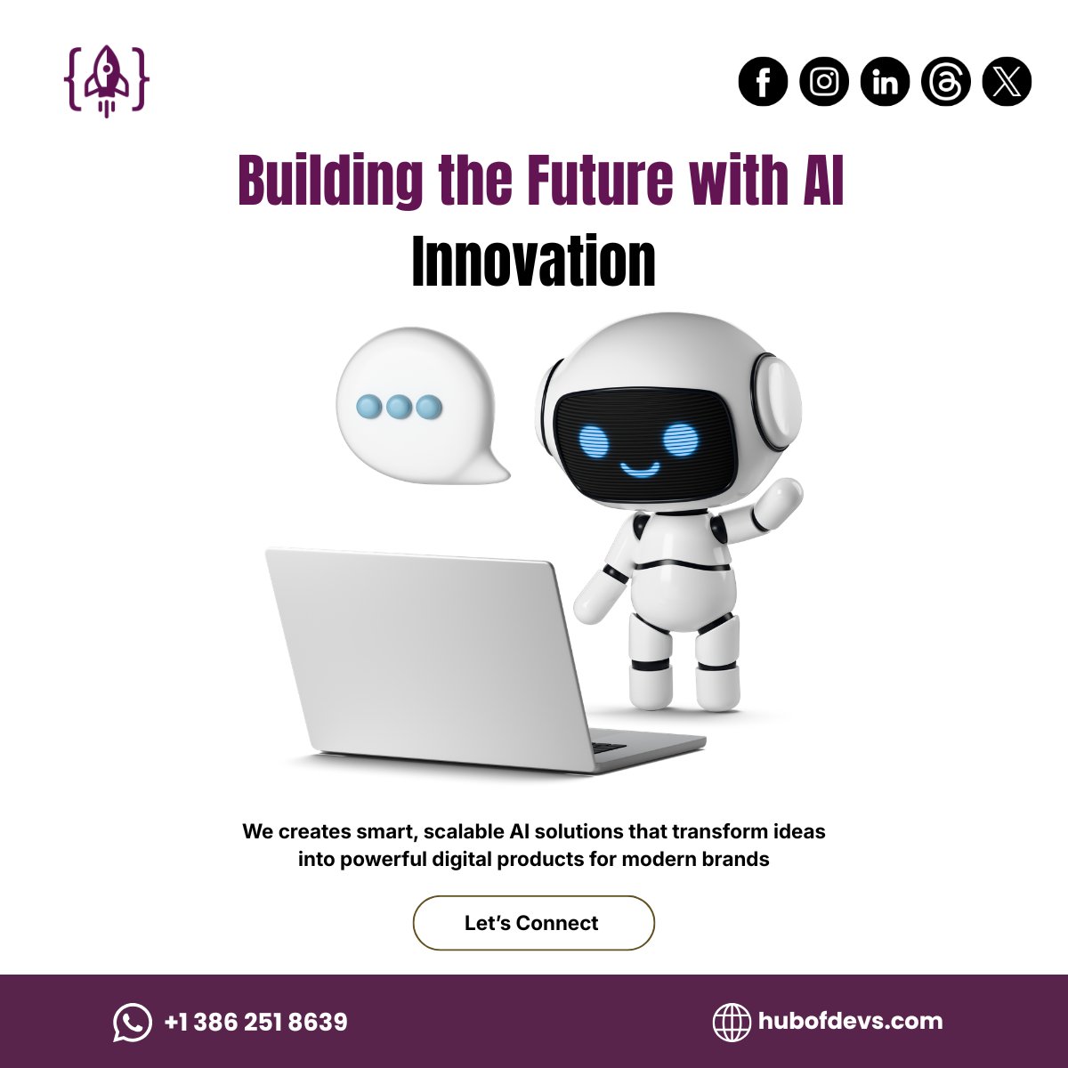 DevsOf64231's tweet photo. AI-powered innovation for modern brands. 🤖

We transform ideas into smart digital products through automation, technology, and intelligent solutions.

Let’s connect.
🌐 https://t.co/gdyZkv8k9R
#AI #Innovation #TechSolutions https://t.co/ytAmjY47Mg