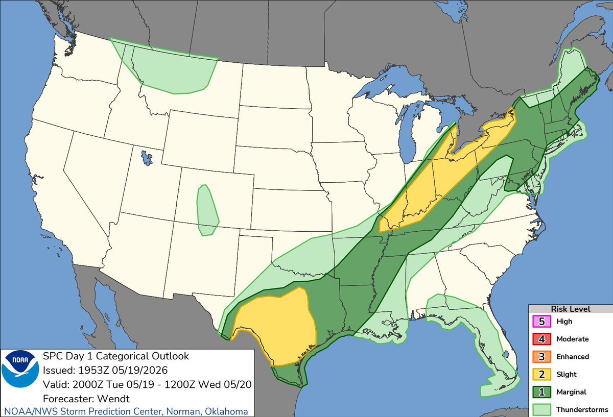 NWS Storm Prediction Center tweet media