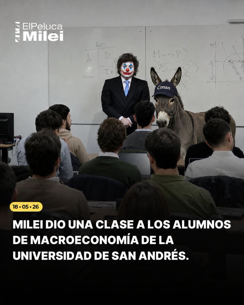 duude_ranch's tweet photo. @Felii_N Y llegó la comedia @JMilei https://t.co/13nwEFCo6s