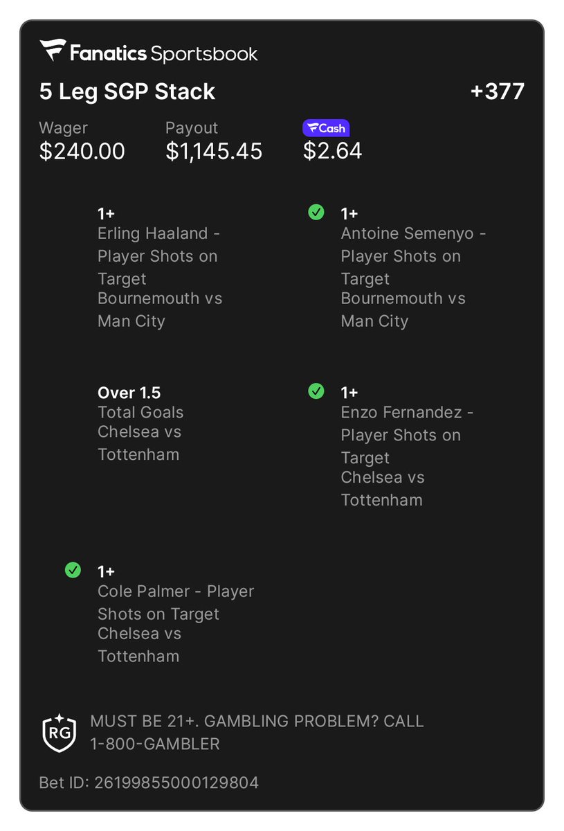generalshizle's tweet photo. A friend shared a bet with you on Fanatics Sportsbook. Tap the link to view and copy their bet. Don't forget, you earn FanCash on your bets. New to Fanatics? Claim your welcome bonus. Must be 21+. Terms apply.
https://t.co/hO7IbacPJk https://t.co/KFWOgM5xKw