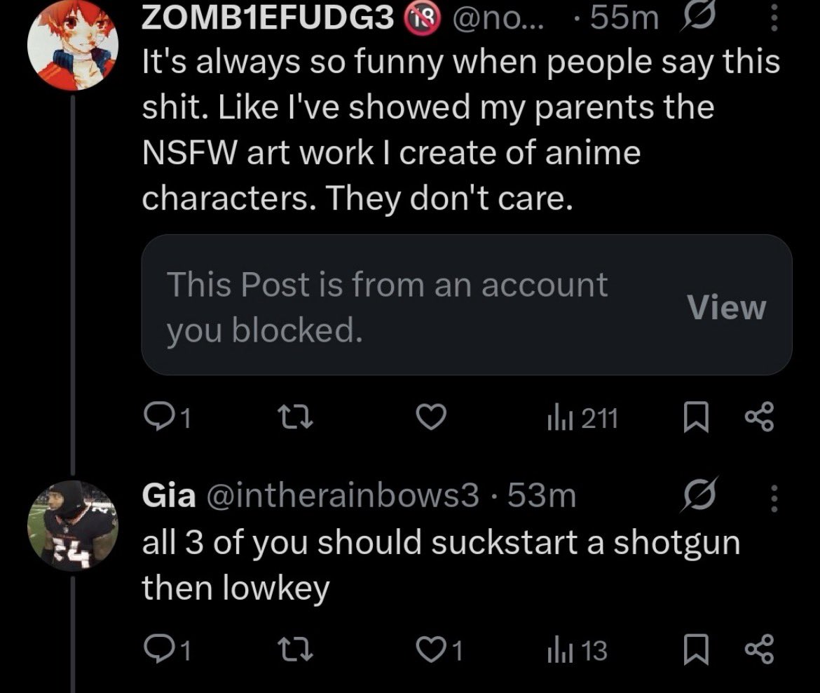 antis being terrible people tweet media