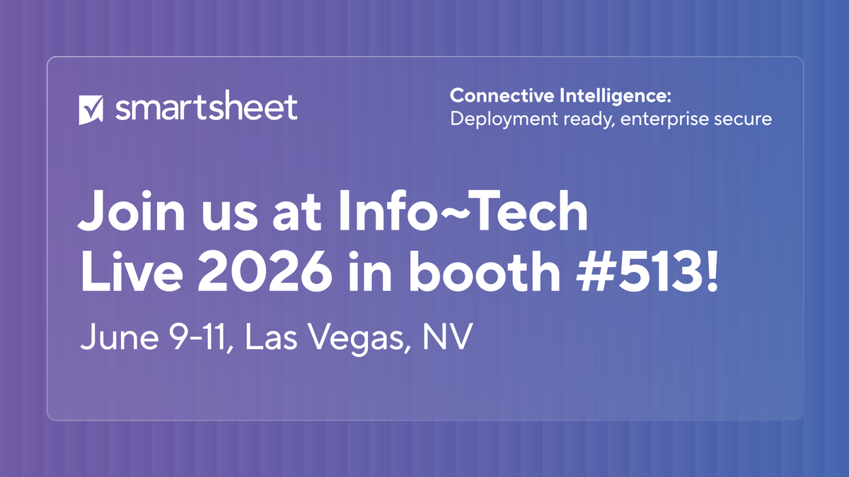 Smartsheet tweet media