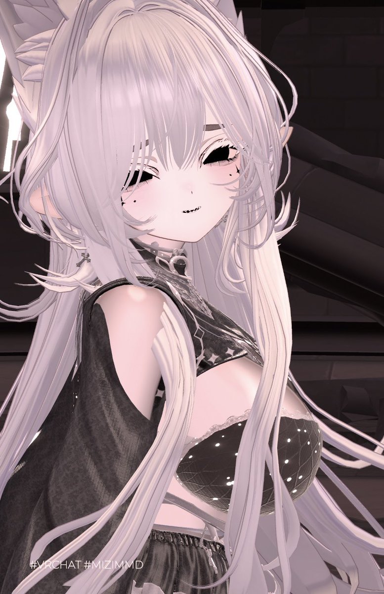 moong_goo's tweet photo. #VRChat
#MIZIMMD
 #Milltina3D 

🖤🩶🤍 https://t.co/4bIx4o1kJY