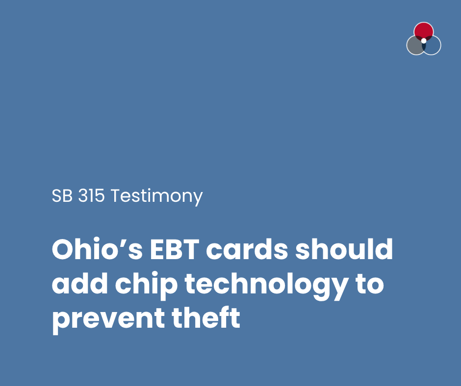CommunitySols's tweet photo. From June 2023 - Jan 2025, $17M in SNAP benefits were stolen from Ohio recipients. While the federal government previously reimbursed stolen benefits, it will no longer do so. Adding chip technology to Ohio’s EBT cards is a simple solution to the problem.  https://t.co/C9ZHNirNSy https://t.co/TYpcpSC1fL